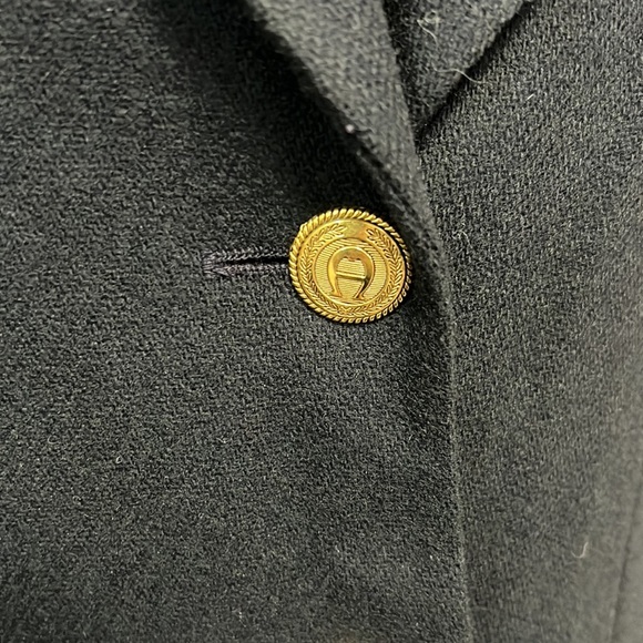 ETIENNE AIGNER WOOL NAVY BLUE BLAZER 6 - Picture 5 of 16